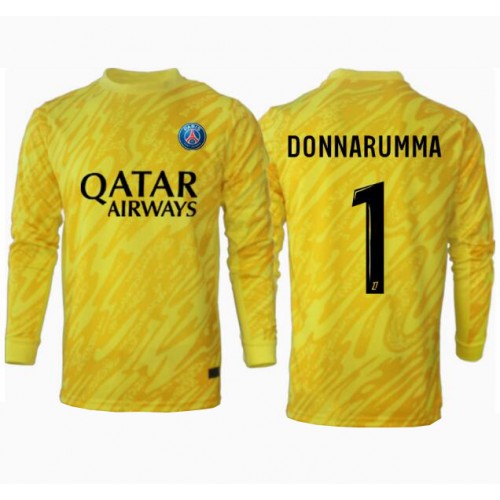 Moški Nogometni dresi Paris Saint-Germain Gianluigi Donnarumma #1 Vratar Tretji 2024-25 Dolgi Rokav